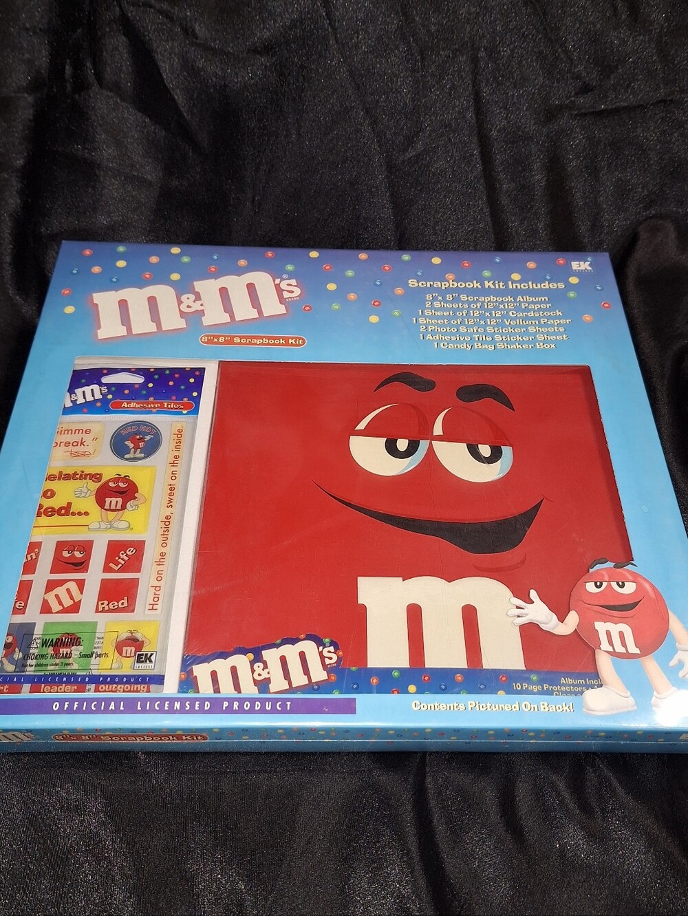 New Vintage M&M Scrapbooking Kit~2005~Sealed~Stickers~Crafts~Candy